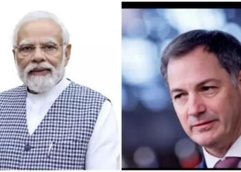 प्रधानमंत्री नरेन्द्र मोदी ने बेल्जियम के प्रधानमंत्री अलेक्जेंडर डी क्रू के साथ बातच