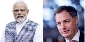 प्रधानमंत्री नरेन्द्र मोदी ने बेल्जियम के प्रधानमंत्री अलेक्जेंडर डी क्रू के साथ बातच