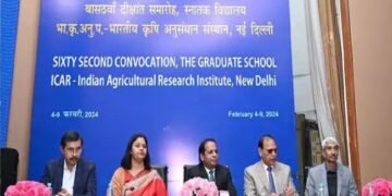 भारतीय कृषि अनुसंधान संस्थान, दिल्ली का 62वां दीक्षांत समारोह आज