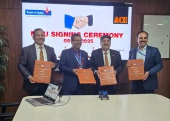 ACE- एक्शन कंस्ट्रक्शन इक्विपमेंट लिमिटेड और बैंक ऑफ़ इंडिया के बीच समझौता ज्ञापन (MoU)