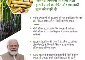 किसान आंदोलन के बीच मोदी सरकार का बड़ा फैसला, गन्ने पर बढ़ाई MSP