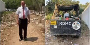 राजधानी की गंदगी पर फिर बवाल, डेनमार्क के राजनयिक ने शेयर किया वीडियो, एक्शन में NDMC