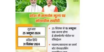 MSP पर सोयाबीन खरीद के लिए रजिस्ट्रेशन शुरू, ऐसे करें आवेदन