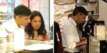 ऋषि सुनक, अक्षता मूर्ति को बेंगलुरु में कॉफी पीते हुए देखा गया, सेल्फी के लिए लगी होड़
