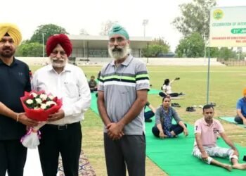 पंजाब कृषि विश्वविद्यालय ने अंतर्राष्ट्रीय योग दिवस मनाया