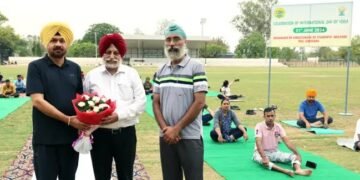 पंजाब कृषि विश्वविद्यालय ने अंतर्राष्ट्रीय योग दिवस मनाया