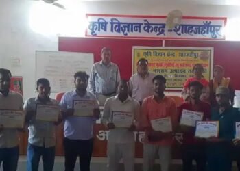 केवीके शाहजहांपुर में लगा 5 दिवसीय मशरूम उत्पादन प्रशिक्षण शिविर!