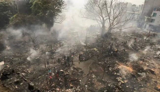 दिल्ली के रोहिणी में भीषण आग, 800 झुग्गियां जलकर हुई खाक, 2 बच्चों की मौत