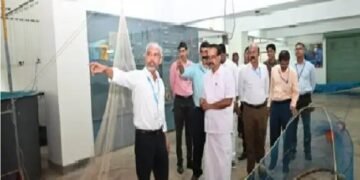 केंद्रीय पशुपालन राज्य मंत्री ने कोच्चि में सिफनेट का दौरा किया