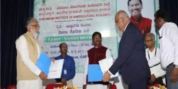भारतीय बागवानी अनुसंधान संस्थान पहुंचे केन्द्रीय कृषि मंत्री