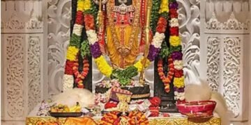 प्री मानसून की पहली बारिश में रामलला के मंदिर की छत टपकी