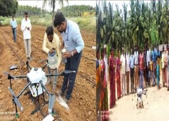 आईसीएआर-एनबीएआईआर ने फसल सुरक्षा में कृषि-ड्रोन की उपयोगिता प्रदर्शित की