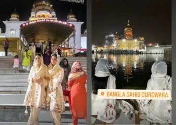 दिल्ली के गुरुद्वारे पहुंची सारा अली खान, दोस्त के साथ शेयर की तस्वीर