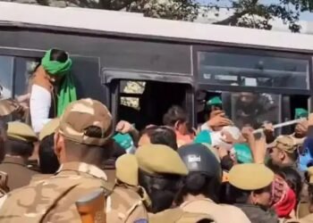 किसान आंदोलन पर मान सरकार का एक्शन, बसों में भरे प्रदर्शनकारी, खनौरी बॉर्डर होगा खाली
