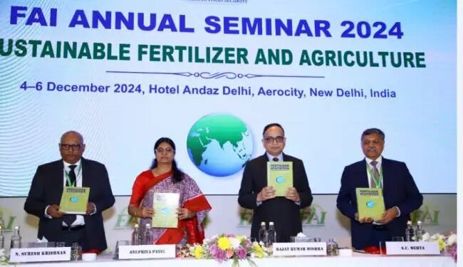 फर्टिलाइजर एसोसिएशन ऑफ इंडिया ने स्थायी उर्वरकों और कृषि पर आयोजित किया 60वां सालाना सेमिनार