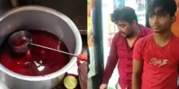 दिल्ली में अनार के जूस में केमिकल मिलाकर पिलाने का मामला, वीडियो वायरल!