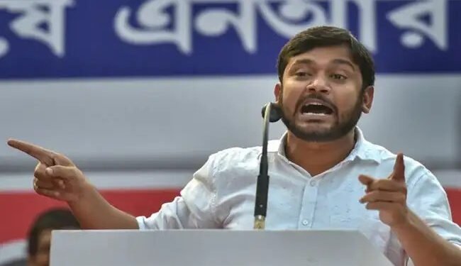 पुलिस हिरासत में कन्हैया कुमार, CM हाउस का करने जा रहे थे घेराव
