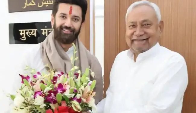 चुनाव से पहले CM नीतीश कुमार से मिलने पहुंचे चिराग पासवान, इन मुद्दों पर हुई चर्चा