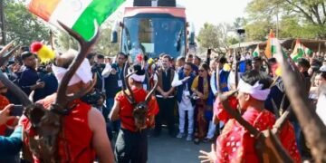 मणिपुर के सेमकई में राहुल गांधी का जोरदार स्वागत, समर्थकों में दिखा उत्साह