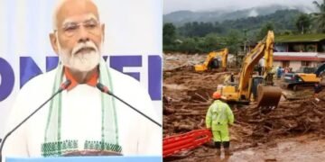 केरल पहुंचे PM MODI वायनाड में आए भूस्खलन के इलाकों का लिया जायजा