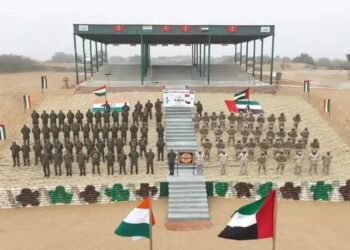 भारत-यूएई के बीच ‘डेजर्ट साइक्लोन’  सैन्य अभ्यास राजस्थान में शुरू