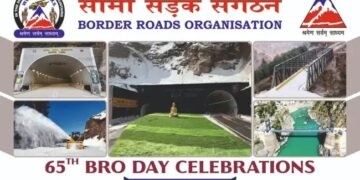 सीमा सड़क संगठन ने अपना 65वां स्थापना दिवस मनाया, रक्षा सचिव हुए शामिल