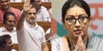स्मृति ईरानी के बचाव में आए राहुल, कहा- किसी के लिए अपमानजनक भाषा का न हो इस्तेमाल
