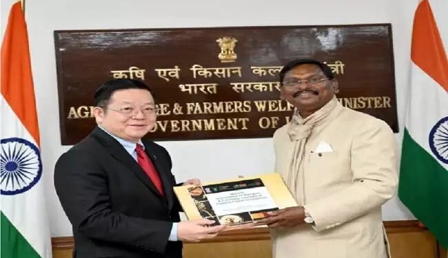 केंद्रीय कृषि मंत्री और आसियान के महासचिव के बीच नई दिल्ली में बैठक हुई