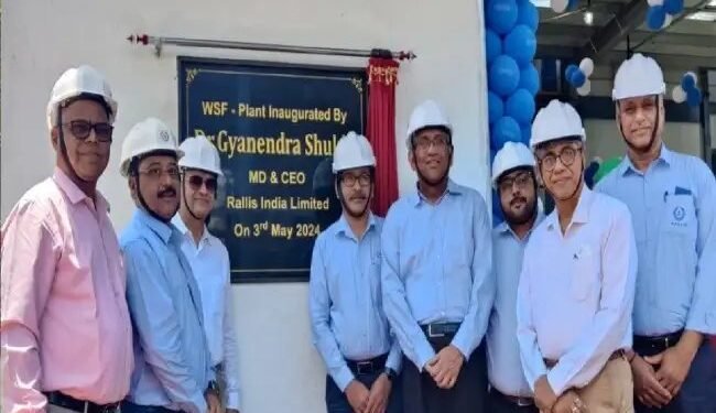 रैलिस ने नया स्वचालित 8000 मीट्रिक टन जल-घुलनशील उर्वरक संयंत्र शुरू किया