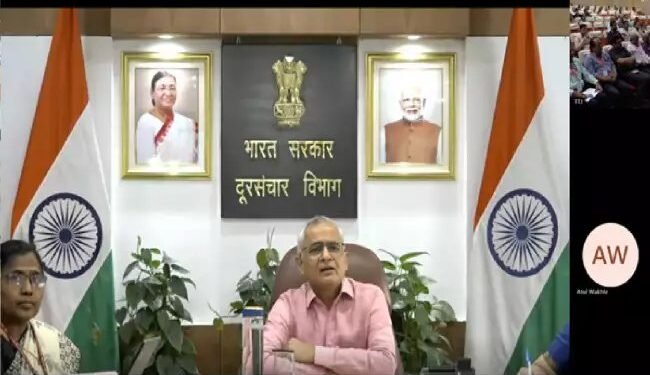 दूरसंचार सचिव ने 5-जी प्रयोगशाला की वर्चुअल माध्यम से शुरूआत की