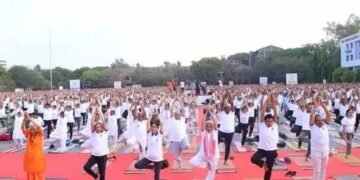 योग महोत्सव में हजारों लोगो ने भाग लिया