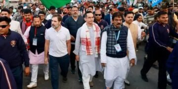 राहुल गांधी की यात्रा का 7वां दिन, युवा कांग्रेस के वाहनों पर हुआ हमला