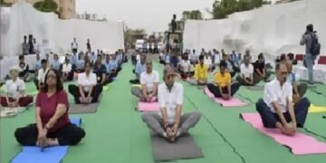 अंतर्राष्ट्रीय योग दिवस 2024 का भव्य कार्यक्रम कृषि भवन में आयोजित किया गया