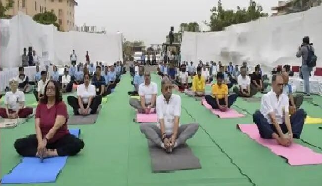 अंतर्राष्ट्रीय योग दिवस 2024 का भव्य कार्यक्रम कृषि भवन में आयोजित किया गया