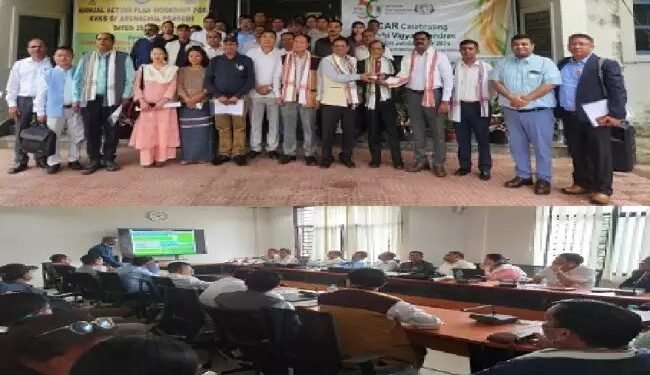 अरुणाचल प्रदेश के केवीके के लिए वार्षिक कार्य योजना पर कार्यशाला का आयोजन