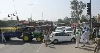 धान की धीमी खरीद पर किसान नाराज, अंबाला-चंडीगढ़ हाईवे जाम!
