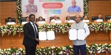 एनएचपीसी ने गुजरात सरकार के जीपीसीएल के साथ समझौता ज्ञापन पर हस्ताक्षर किए