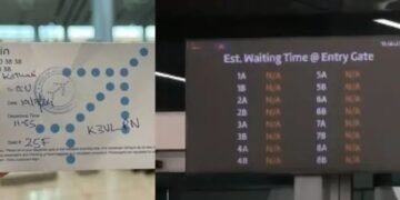 माइक्रोसॉफ्ट में आई तकनीकी खराबी, हाथ से लिखे गए बोर्डिंग पास