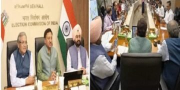 ECI की निगरानी में 21 राज्यों प्रदेशों में काफी हद तक शांतिपूर्ण मतदान