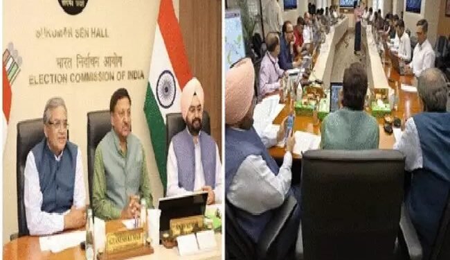 ECI की निगरानी में 21 राज्यों प्रदेशों में काफी हद तक शांतिपूर्ण मतदान