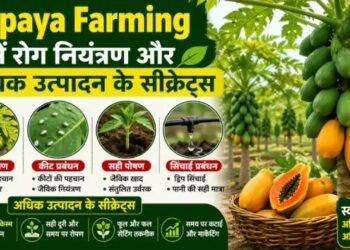 Papaya Farming में रोग नियंत्रण और अधिक उत्पादन के सीक्रेट्स