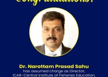 ICAR–CIFE मुंबई को नया निदेशक मिला, डॉ. नरोत्तम प्रसाद साहू ने संभाला कार्यभार