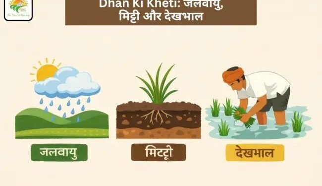 Dhan Ki Kheti: जलवायु, मिट्टी और देखभाल
