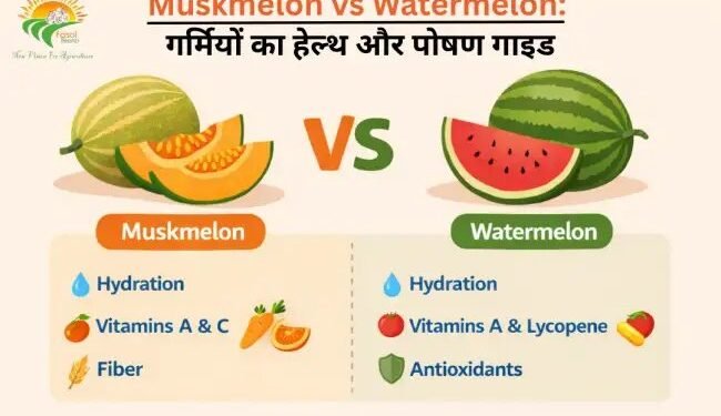 Muskmelon vs Watermelon: गर्मियों का हेल्थ और पोषण गाइड