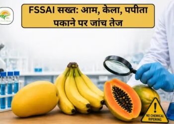 FSSAI सख्त: आम, केला, पपीता पकाने पर जांच तेज
