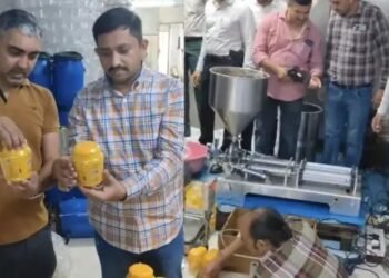 देशी घी के नाम पर जहर का कारोबार: सूरत में ‘ऑपरेशन शुद्धि’ का बड़ा खुलासा, 2000 किलो नकली घी बरामद
