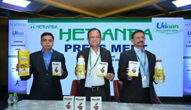 हेरनबा इंडस्ट्रीज़ ने लॉन्च किए नए फसल पोषक उत्पाद ‘फेंटामीन’ और ‘माइकोहिल’, हैदराबाद में आयोजित भव्य कार्यक्रम में हुआ अनावरण