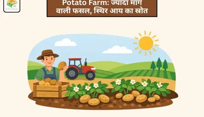Potato Farm: ज्यादा मांग वाली फसल, स्थिर आय का स्रोत