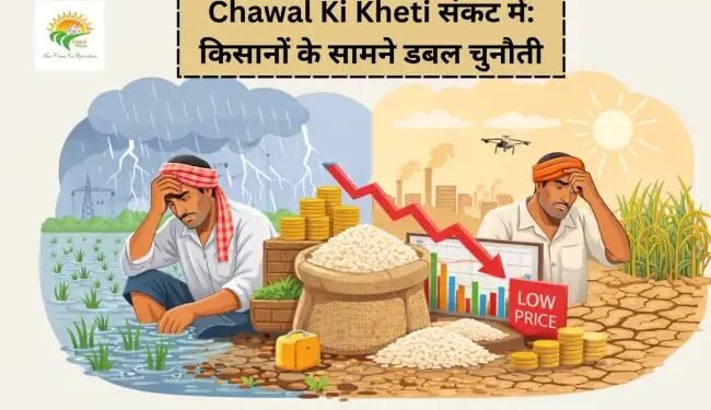 Chawal Ki Kheti संकट में: किसानों के सामने डबल चुनौती