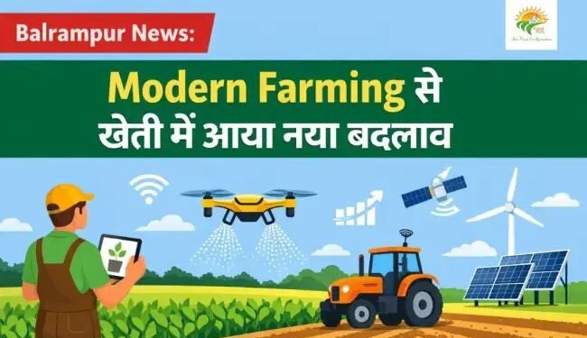 Balrampur News: Modern Farming से खेती में आया नया बदलाव